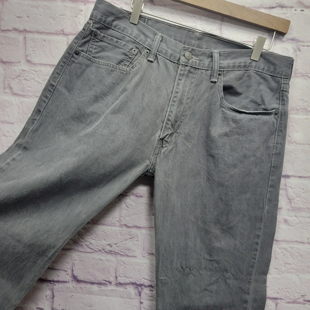 Levis 505 Straight Leg‎ Denim Jeans Mens 36 Relaxed Retro Minimalist Streetwear